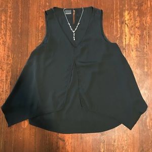 Black tank blouse
